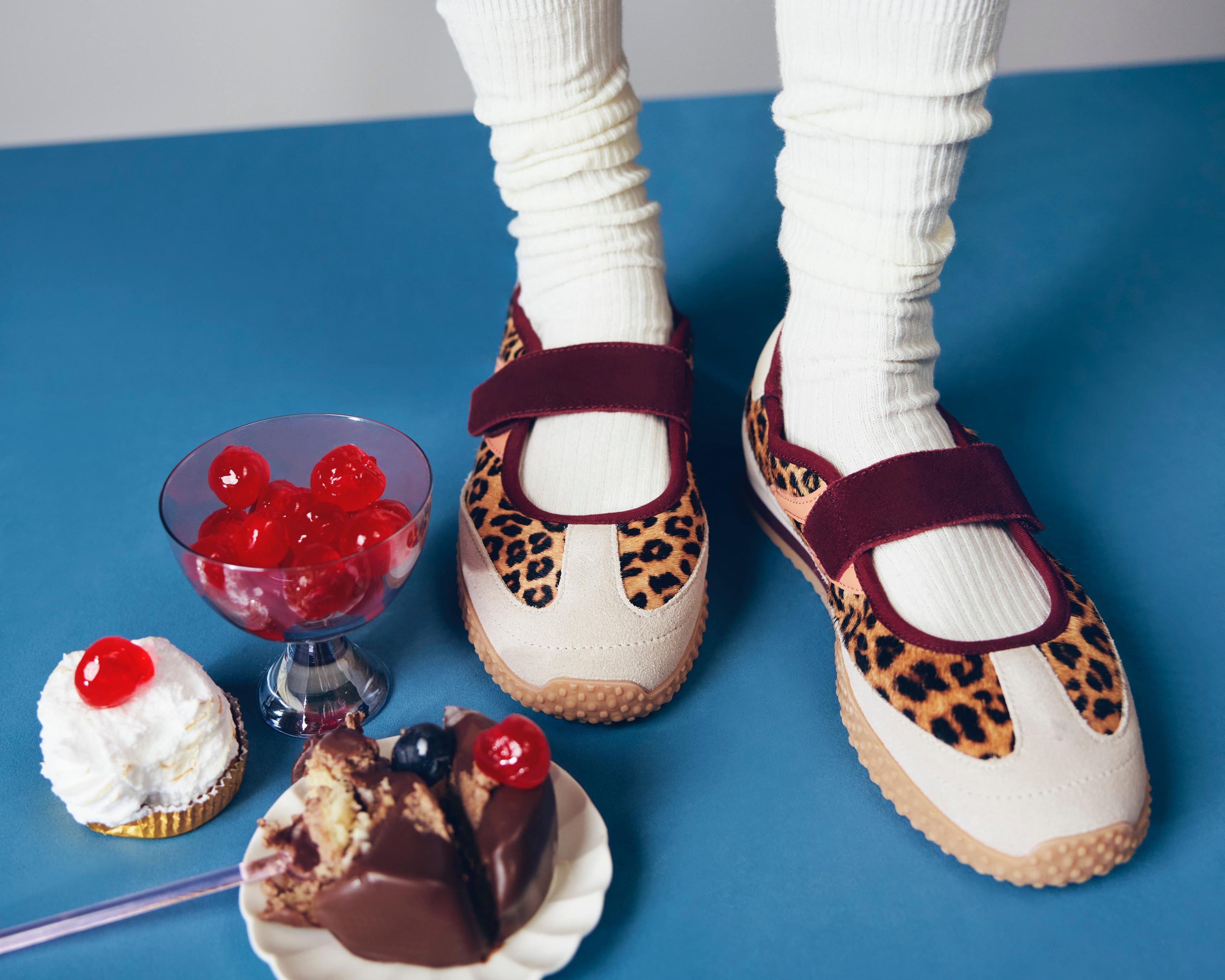 BAILARINAS DEPORTIVAS PIEL ESTAMPADO ANIMAL HOMA GIOSEPPO